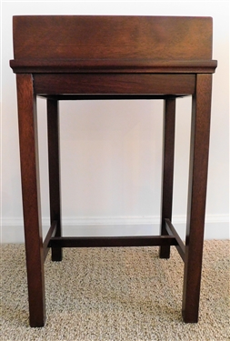 Butlers Tray Table with Lift Off Tray - Mahogany Finish - Base is Fitted For Tray - 22" 12 3/4" by 10 1/4"