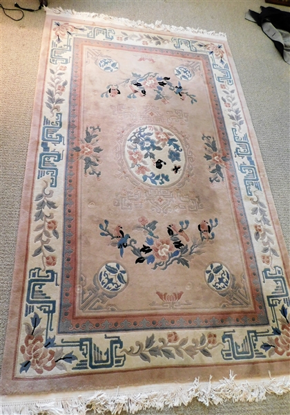 Machine Made Asian Style Wool Rug - 81" by 5"