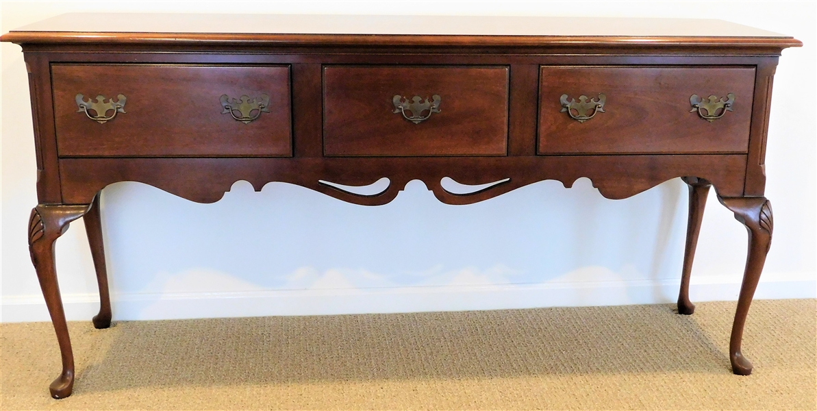 Mahogany Hickory Chair Sideboard - 33" 68" by 20" - slight flaw in finish - see photo