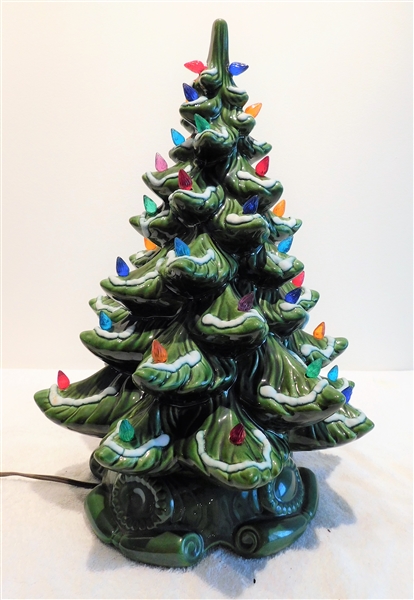 17" Ceramic Christmas Tree 