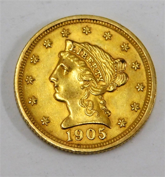 1905 $2 1/2 Dollar Gold Coin 