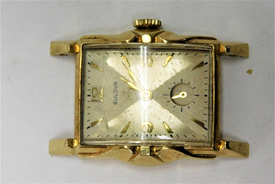 14kt Gold Mens Bulova Watch - Case Marked L1