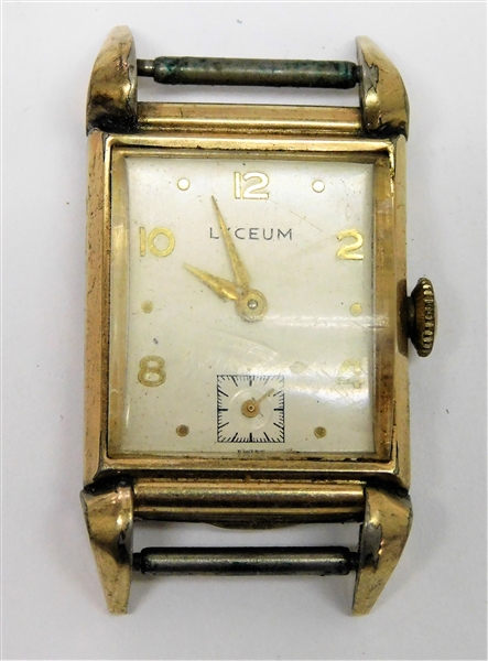 10kt Gold Filled Mens LYCEUM Watch 