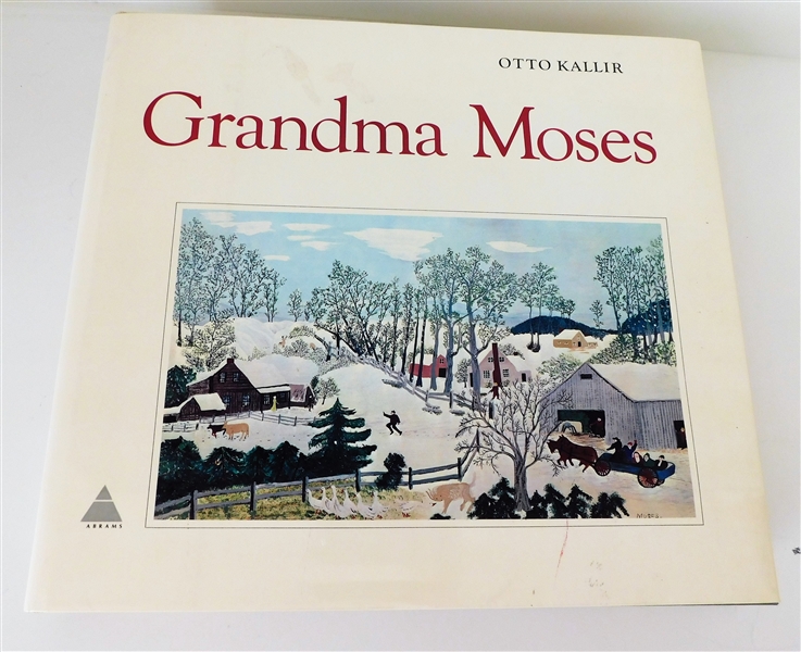 Otto Kallir "Grandma Moses" Hard Cover Coffee Table Book 