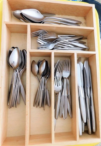 65 Pieces of International Stainless Deluxe Flatware 