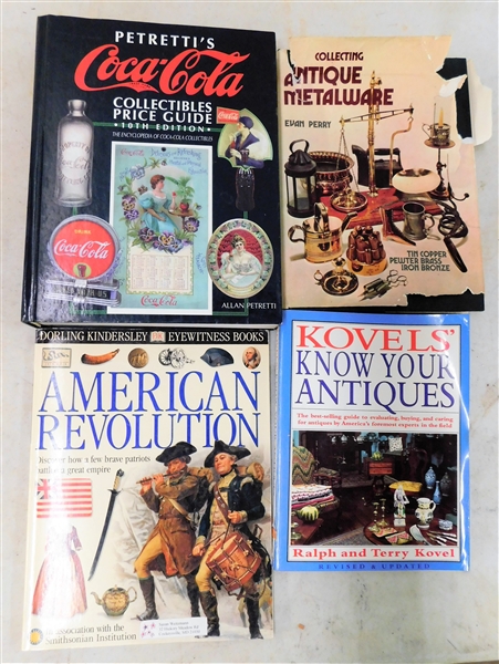 Coca Cola Collectibles, Antique Metalware, American Revolution, and Other Books - 4