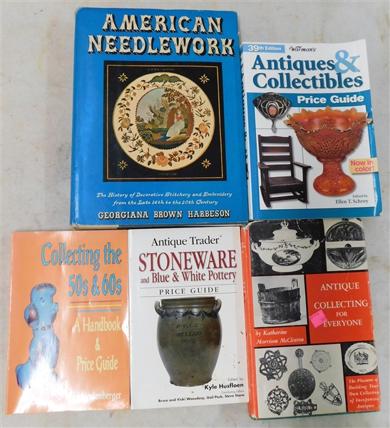 American Needlework, Stoneware, Collecting the 50s & 60s and Other Collecting Books - 5