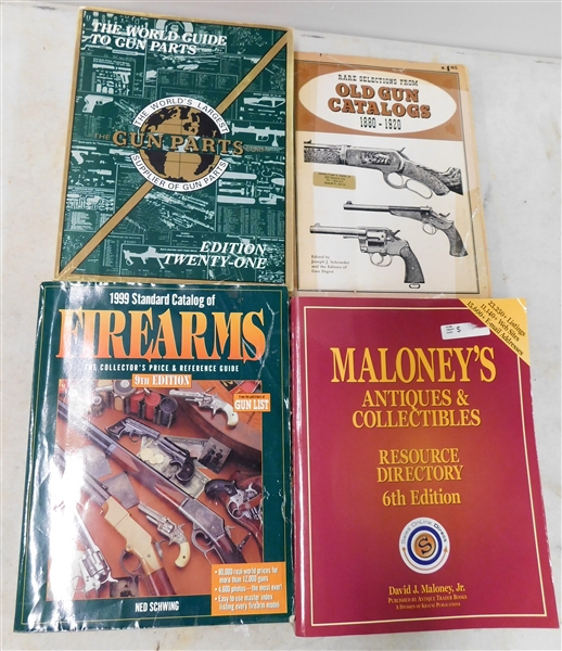 Old Guns Catalog, The Gun Parts Corp, Standard Catalog of Firearms, and Maloneys Resource Directory 