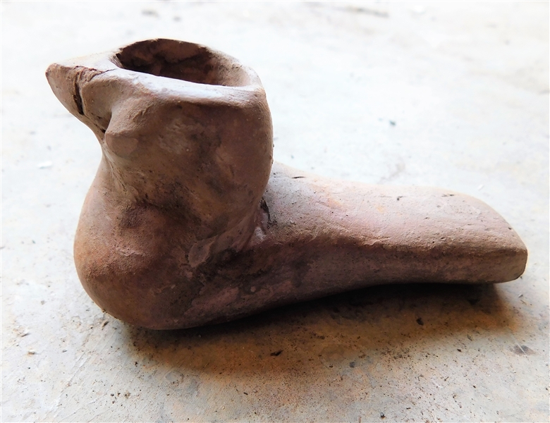 Native American Clay Pipe