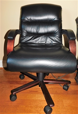 Lazy Boy Bonded Leather Adjustable Desk Chair 