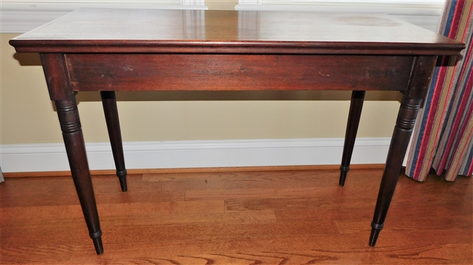 Sofa Table with Turned Legs- 29 1/2" 44" by 20" - One Leg Has Been Repaired