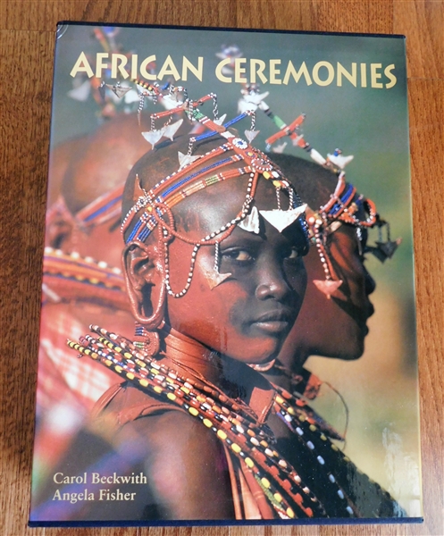 "African Ceremonies" by Carol Beckwith and Angela Fisher - 2 Book Set in Fitted Case