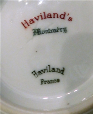 Haviland France Montmery Gravy Boat, Cream, Sugar, and Creamer - 