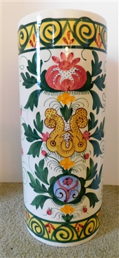 Ceramic Spain Umbrella Stand - 18 tall 