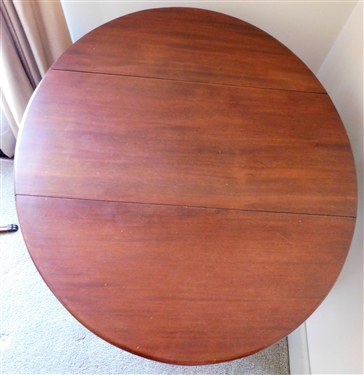 Small Drop Leaf End Table - 24 1/2 tall 26 by 12 1/2 Closed 32 Open 