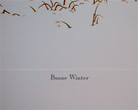 Bob Timberlake Boone Winter Signed and Numbered Lithograph - Artist Signed and Numbered - 1003/3880 -  23 1/2 by 29