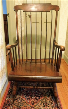 Sturdy Wood Boston Rocker