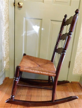 Tell City Chair Company Rush Bottom Rocker - Tell City Indiana