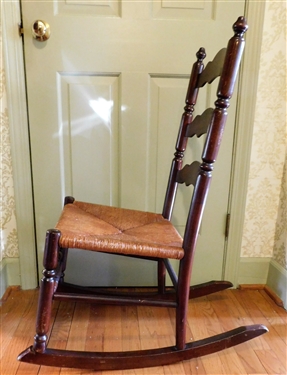 Tell City Chair Company Rush Bottom Rocker - Tell City Indiana