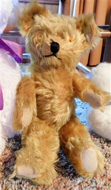 Lot of Stuffed Animals including Early Mohair Bear - Missing Eyes, Scooby Doo, and Other Stuffed Bears