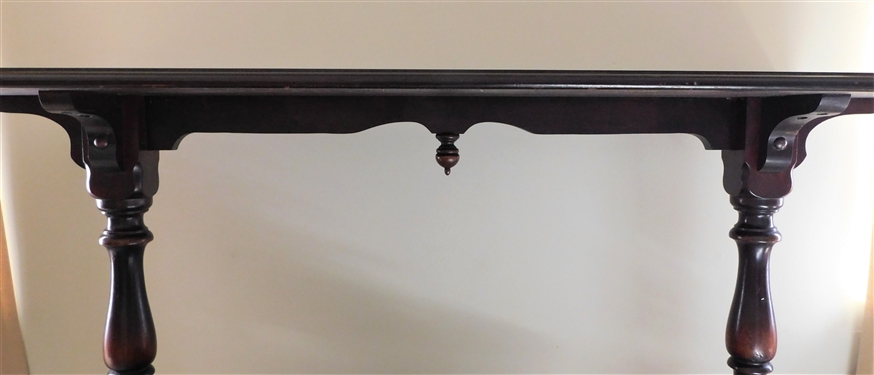 Dark Stained Sofa Table - 31 tall 48 by 18