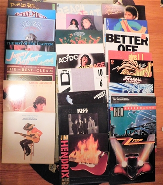Eagles, Jimmy Buffett, ACDC, Steve Miller Band, Michael Jackson, Robert Plant, Jimmy Hendrix, ZZ Top, Kiss, and Many More - Excellent Condition 