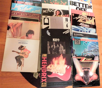 Eagles, Jimmy Buffett, ACDC, Steve Miller Band, Michael Jackson, Robert Plant, Jimmy Hendrix, ZZ Top, Kiss, and Many More - Excellent Condition 