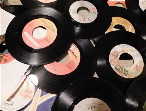 Lot of Rock and Roll  45 Records including - 38 Special, Duran Duran, ACDC, Clarence Carter, Joan Jett, and More