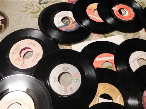 Lot of Rock and Roll  45 Records including - 38 Special, Duran Duran, ACDC, Clarence Carter, Joan Jett, and More