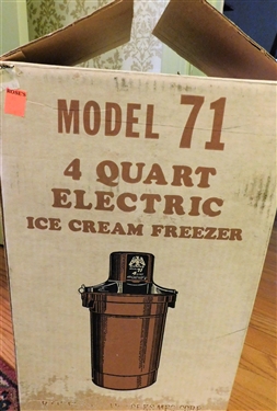 Model 71 Ice Cream Freezer in Original Box