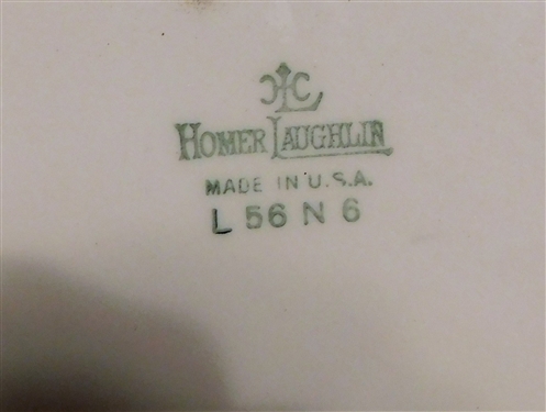 2 Homer Laughlin Platters and Pheasant Pitcher 