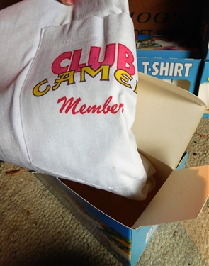 4 Brand New Camel Club Promo T-Shirts in Original Boxes