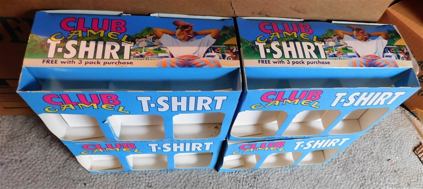 4 Brand New Camel Club Promo T-Shirts in Original Boxes