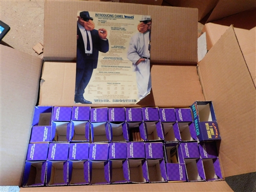 19 Smoking Joe Racing Lighters and 1 Camel Metal Match - all in Original Packaging