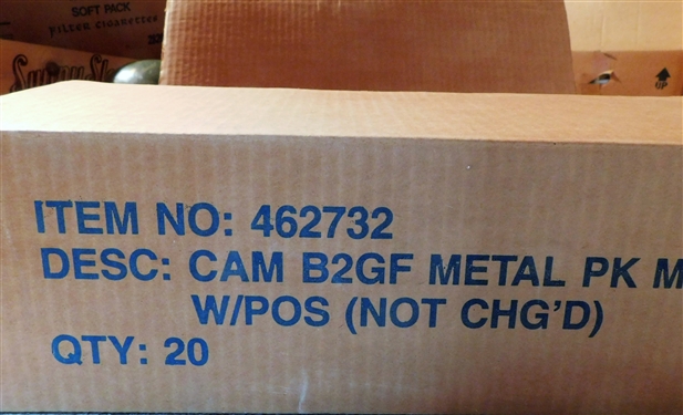 20 Camel Metal Matches in Original Packaging - 5 Different Designs