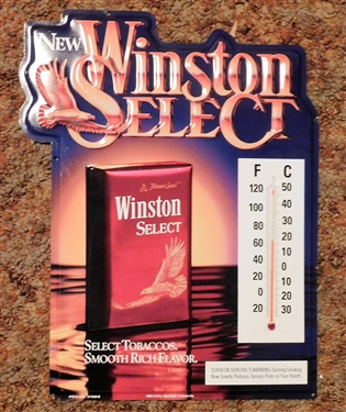 Winston Select Metal Thermometer - 1992 - 15 by 12