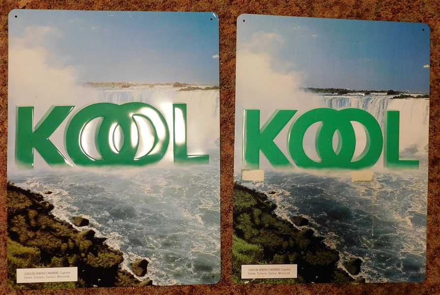 2 Metal Kool Signs - 23 1/2" by 18 1/2"