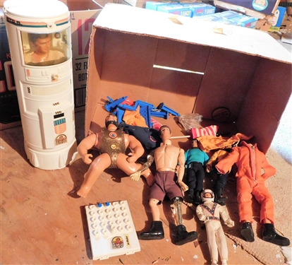 The Six Million Dollar Man, GI Joe, and Star Trek Figures, Clothes, and Accessories