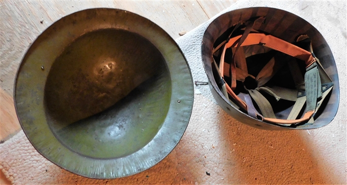 2 Military Helmets and Lot of World War II Magazines
