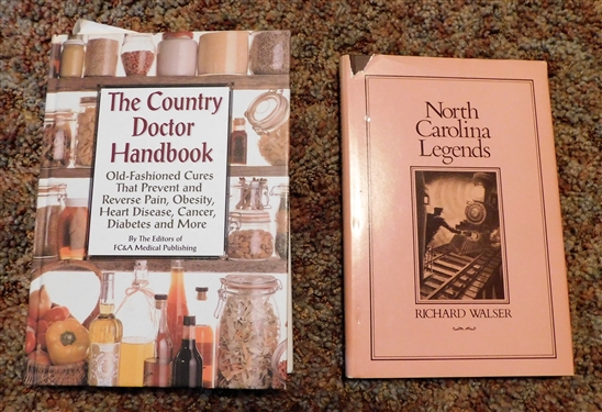 North Carolina Legends by Richard Walser and The Country Doctor Handbook