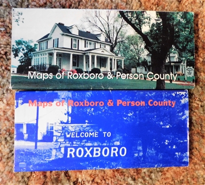2 Maps of Roxboro and Person County 
