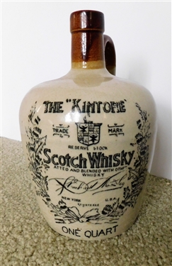 The Kintore Scotch Whisky Stone Jug - One Quart