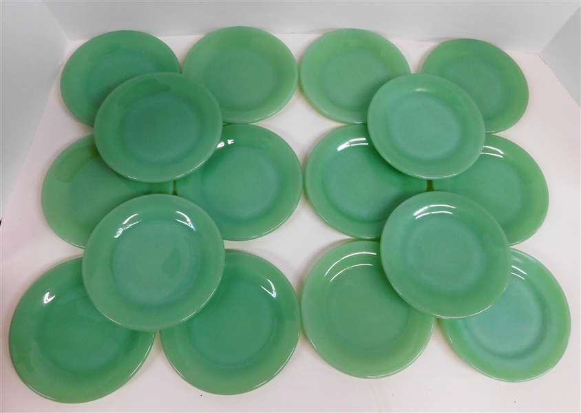 16 Fire King Jadeite 5" Bread and Butter Plates