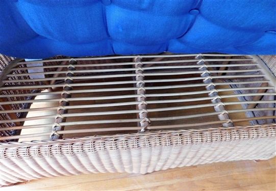 Resin Wicker Settee - 53 long 29 Deep 