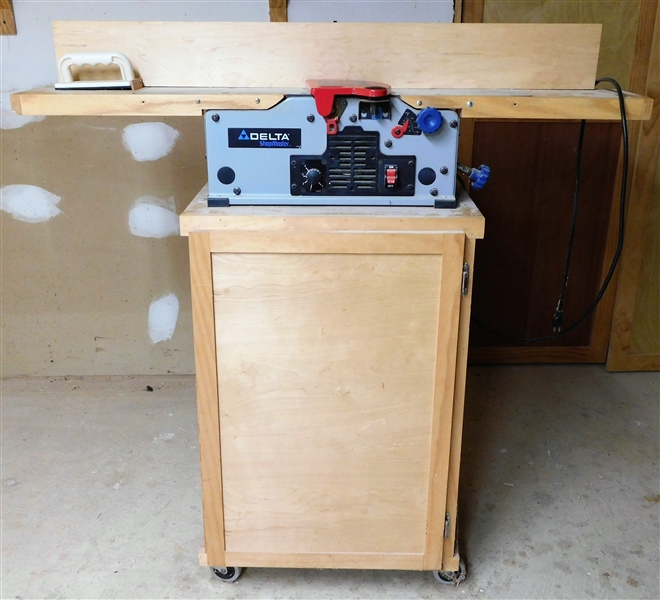 Delta Variable Speed 6" Jointer with Attached Wood Cabinet