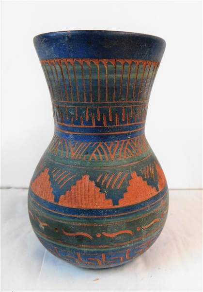 B. Louis Navajo Pottery Small Vase - 4" tall