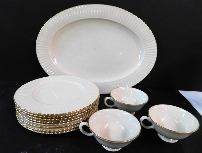 Lot of Lenox "Special" China including 8 - 8 3/4" Plates, 1 - 15 3/4" Platter and 3 Cups