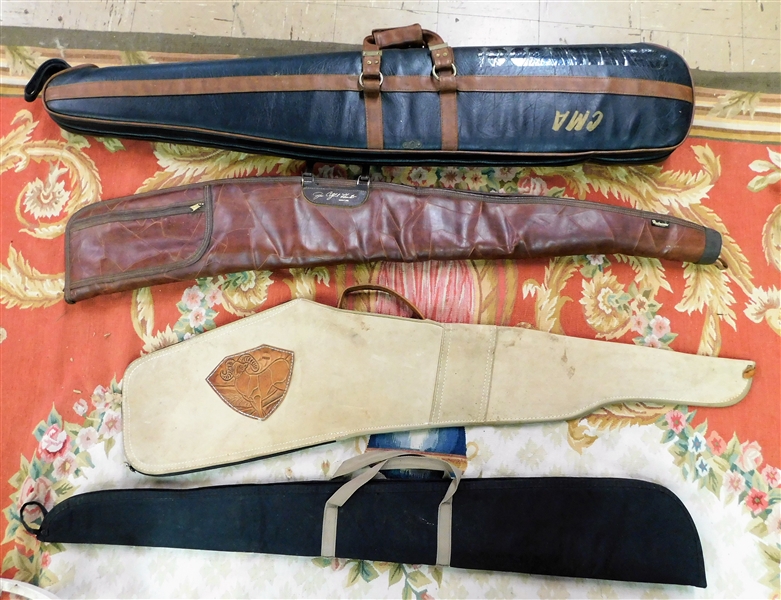 4 Long Gun Soft Cases including CMA, and Big Suede