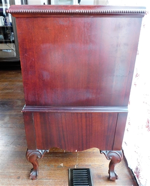 Chippendale Style  Cedar Lined Blanket Chest with Drawer by Dillingham -  34 tall 45 by 19 - Some Missing Trim
