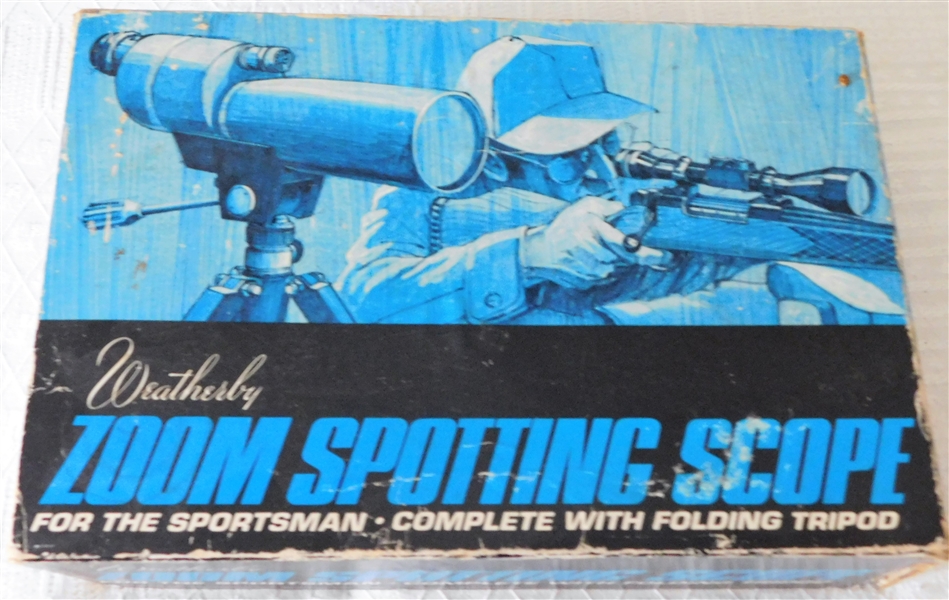 Weatherby Zoom Spotting Scope with Folding Tripod in Original Box 